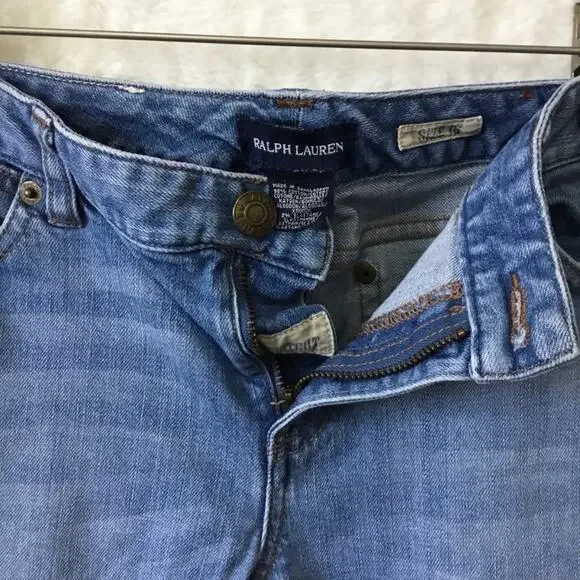 Ralph Lauren Light Blue Girl Bootcut Jeans - Picture 13 of 16